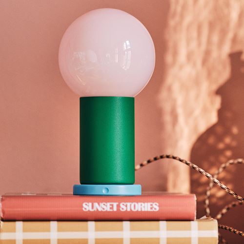 IKEA - IKEA PS 2026, LED decoration lighting, green-light pink, 22 cm