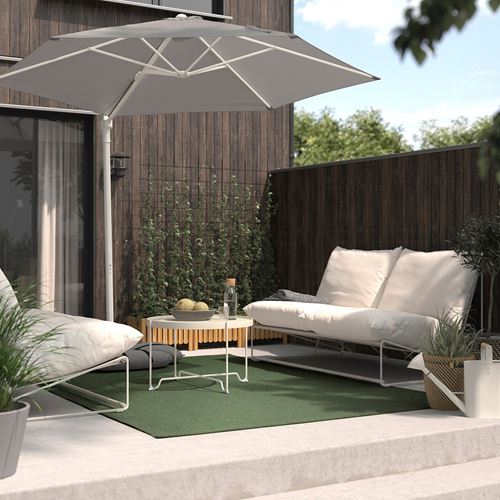 IKEA - MORUM, large rug, dark green, 200x300 cm