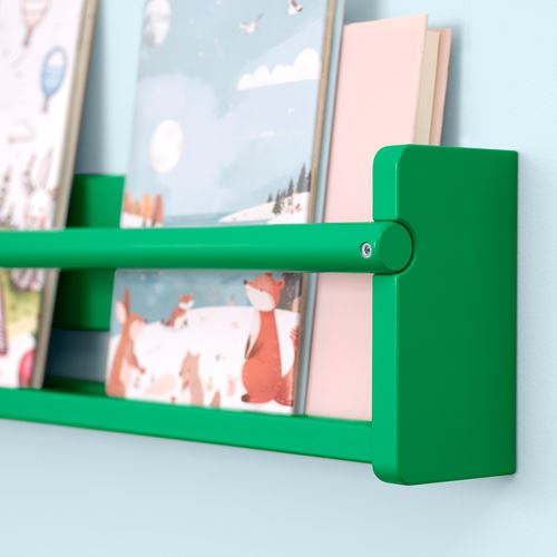 IKEA - FLISAT, wall shelf, green, 70x9x16 cm