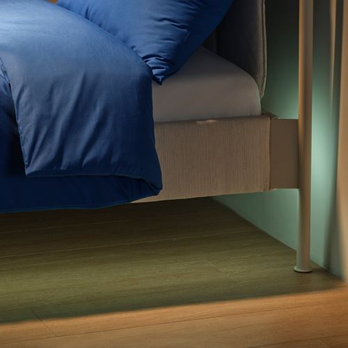 IKEA - KABBLEKA, LED'li aydınlatma şeridi, Işık rengi: Ayarlanabilir renkli ve beyaz, 3 m