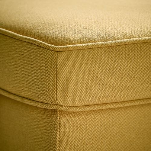 IKEA - STRANDMON, storage puff, Tibbleby yellow