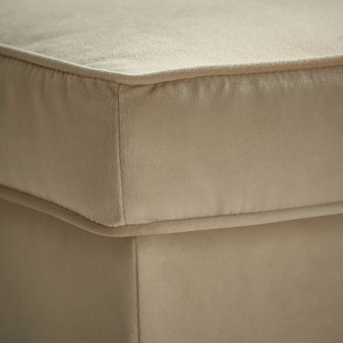 IKEA - STRANDMON, storage puff, Tommaboda deep beige