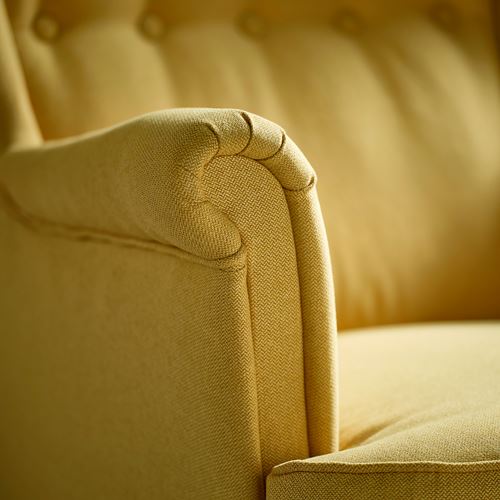 IKEA - STRANDMON, tekli koltuk, Tibbleby sarı