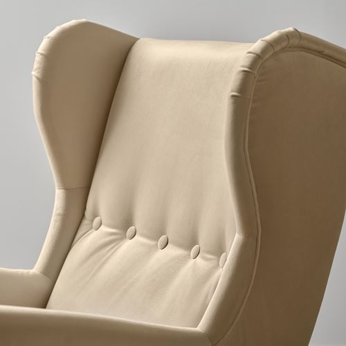 IKEA - STRANDMON, armchair, Tommaboda deep beige