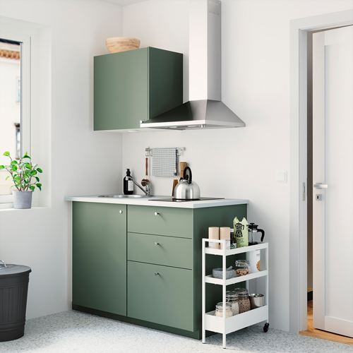 IKEA - NISSAFORS, trolley, white, 50,5x19x67 cm