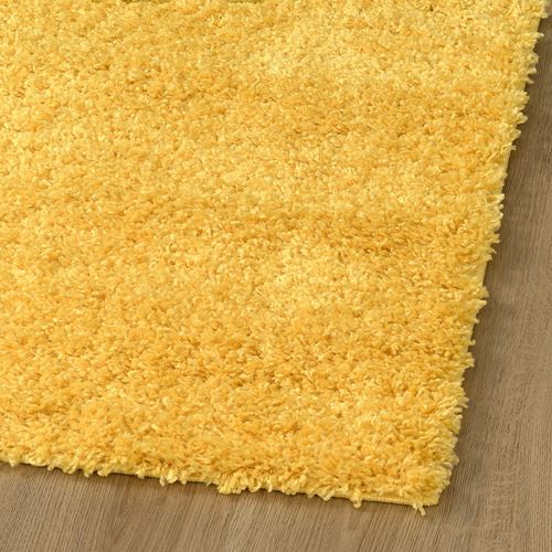 IKEA - ARENDE, large rug, yellow, 120x180 cm