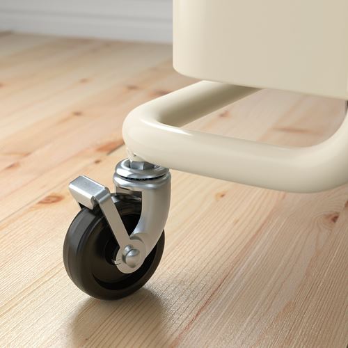 IKEA - RASKOG, servis arabası, bej, 28x38x61 cm