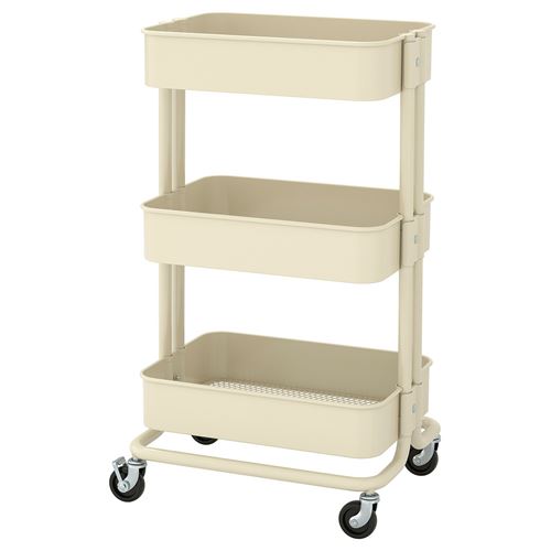 IKEA - RASKOG, trolley, beige, 35x45x77 cm