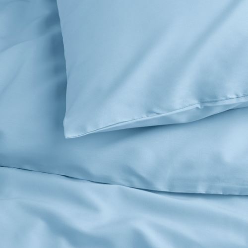 IKEA - PILTANDVINGE, double quilt cover and 2 pillowcases, light blue, 240x220/50x60 cm
