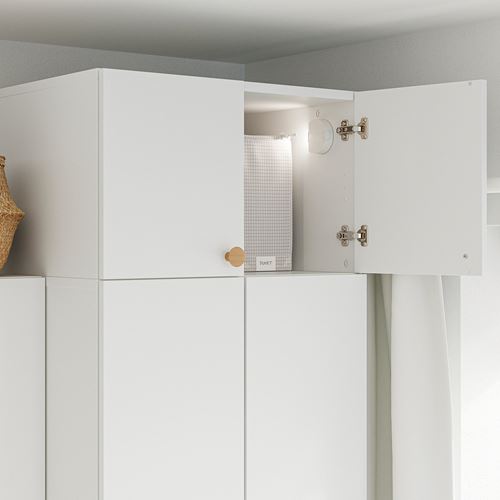 IKEA - LASTARE, kapaklı gardırop yükseltme ünitesi, beyaz, 60x62x36 cm