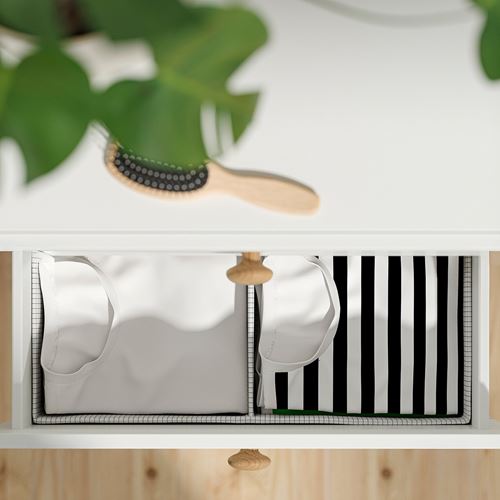 IKEA - LASTARE, chest of 4 drawers, white, 60x42x100 cm