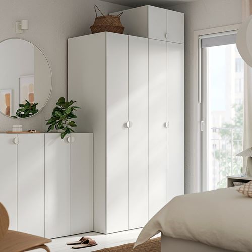 IKEA - LASTARE, LASTARE wardrobe, white, 60x42x100 cm