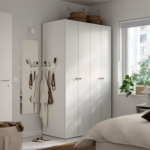 IKEA - LASTARE, LASTARE gardırop, beyaz, 120x62x200 cm