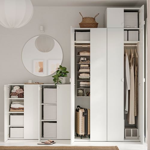 IKEA - LASTARE, LASTARE wardrobe, white, 60x42x100 cm