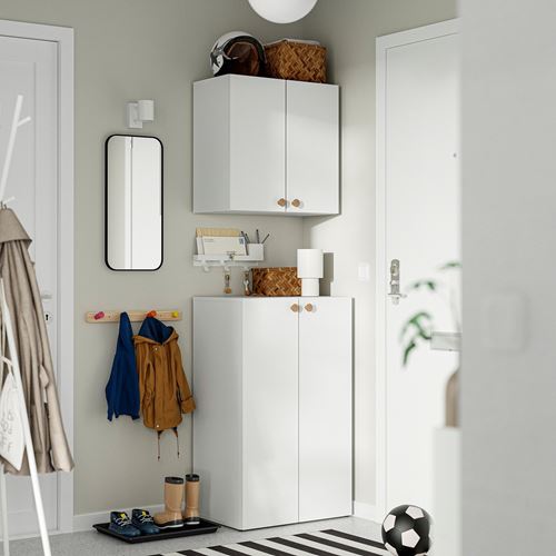 IKEA - LASTARE, LASTARE gardırop, beyaz, 60x42x200 cm