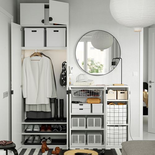 IKEA - LASTARE, LASTARE dolap kombinasyonu, beyaz, 180x42x236 cm