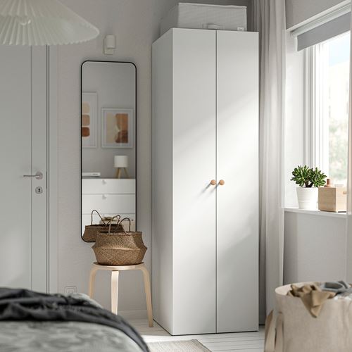 IKEA - LASTARE, LASTARE gardırop, beyaz, 60x62x200 cm