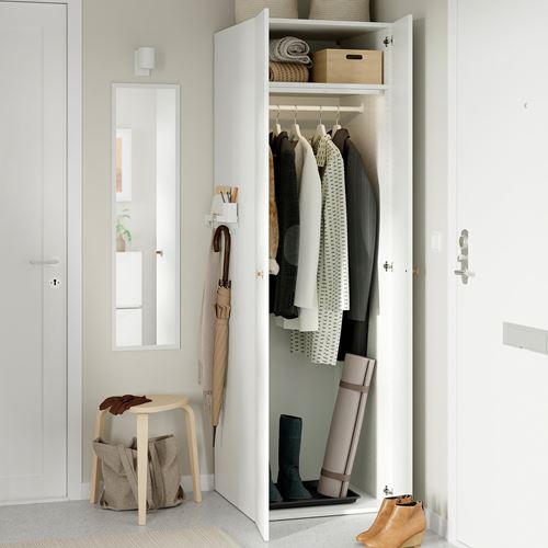 IKEA - LASTARE, LASTARE gardırop, beyaz, 60x62x200 cm