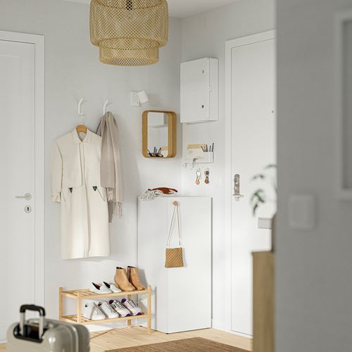 IKEA - LASTARE, LASTARE wardrobe, white, 40x42x100 cm