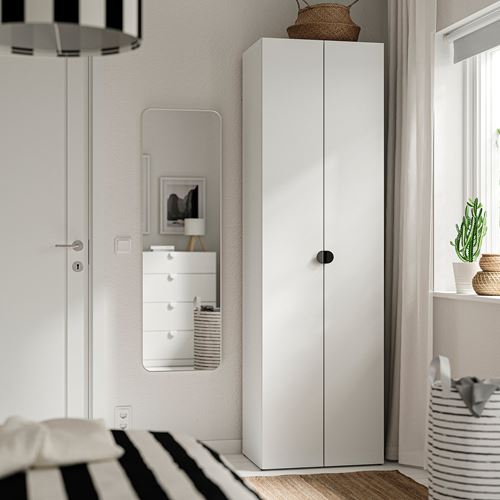 IKEA - LASTARE, LASTARE wardrobe, white, 60x42x200 cm