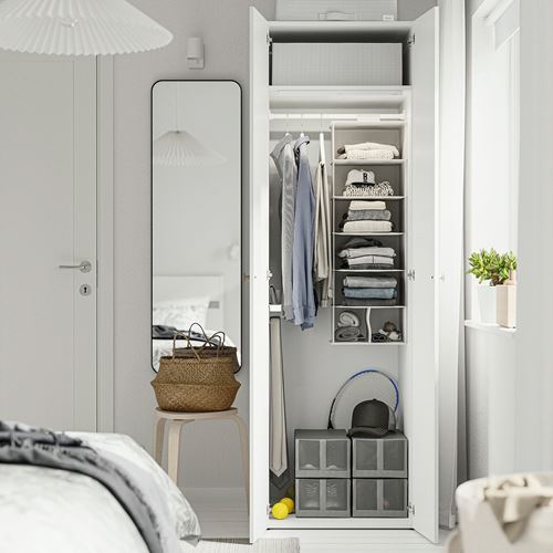 IKEA - LASTARE, LASTARE gardırop, beyaz, 60x62x200 cm