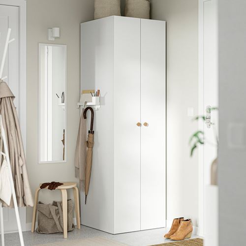 IKEA - LASTARE, LASTARE gardırop, beyaz, 60x62x200 cm