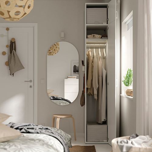 IKEA - LASTARE, LASTARE wardrobe, white, 40x62x236 cm