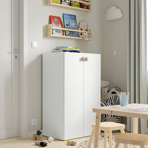 IKEA - LASTARE, LASTARE wardrobe, white, 60x42x100 cm