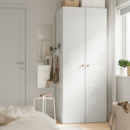 IKEA - LASTARE, LASTARE gardırop, beyaz, 80x62x200 cm