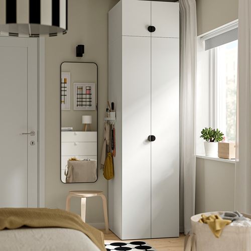 IKEA - LASTARE, LASTARE wardrobe, white, 60x62x236 cm