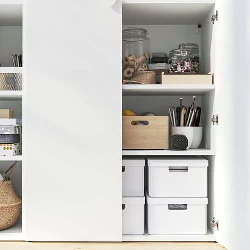 IKEA - LASTARE, LASTARE dolap kombinasyonu, beyaz, 240x42x200 cm