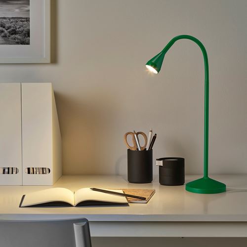 IKEA - NAVLINGE, çalışma lambası, yeşil, 52 cm