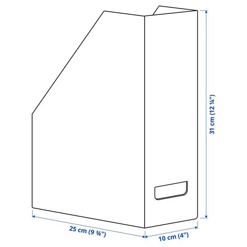 IKEA - FJADERHARV, dosyalık, yeşil-beyaz
