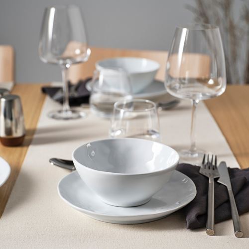 IKEA - FORELLTETRA, tatlı tabağı, beyaz, 19 cm