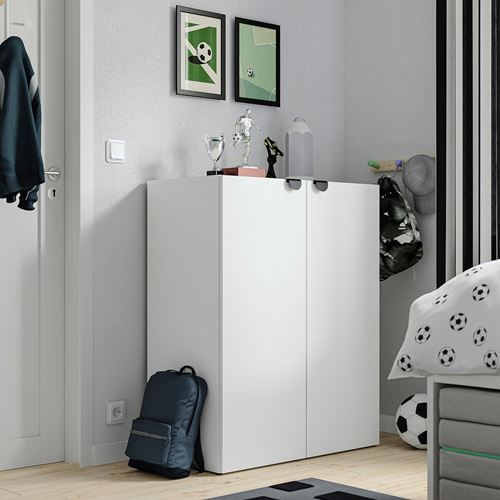 IKEA - LASTARE, LASTARE wardrobe, white, 80x42x100 cm
