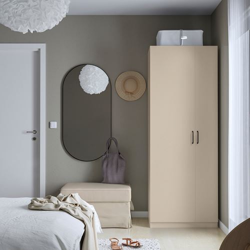 IKEA - FORSAND, gardırop kapağı, gri-bej, 25x195 cm