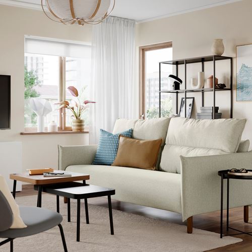 IKEA - MANNARP, 3-seat sofa, Gunnared beige