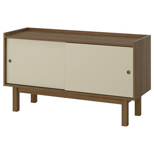 IKEA - FORSALJARE, console, dark beige wooden-light beige, 140x46x78 cm