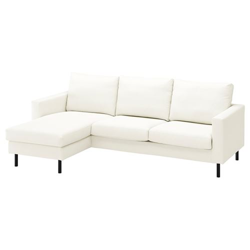 3-seat sofa with chaise longue