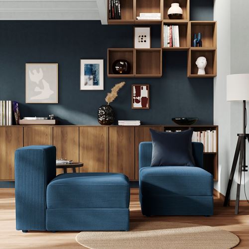 IKEA - JATTEBO, armchair, samsala dark blue
