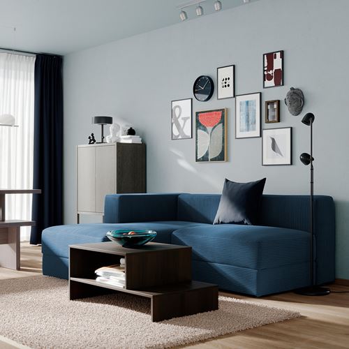 IKEA - JATTEBO, corner sofa, samsala dark blue