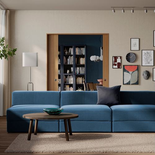 IKEA - JATTEBO, 4,5-seat sofa, samsala dark blue
