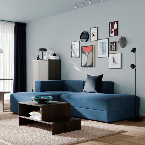 IKEA - JATTEBO, corner sofa, samsala dark blue