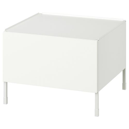 IKEA - ENHET, çamaşır makinesi/kurutucu tabanı, beyaz, 60x62x45 cm