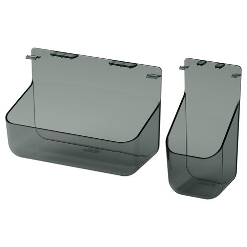 IKEA - VISSLAAN, hanging organiser, grey