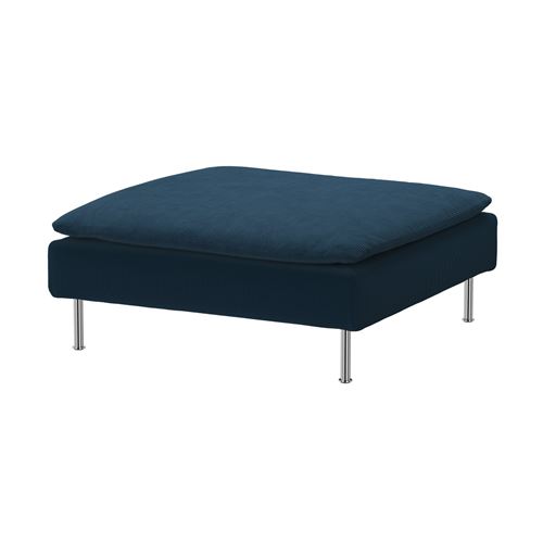 IKEA - SÖDERHAMN, pouffe cover, kelinge dark blue