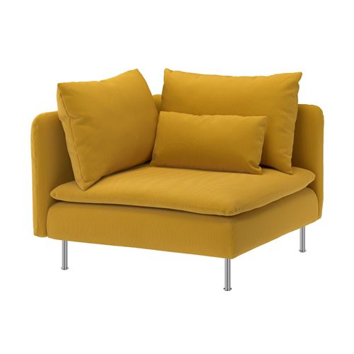 IKEA - SODERHAMN, corner section cover, kelinge dark yellow