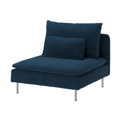 IKEA - SODERHAMN, armchair cover, kelinge dark blue