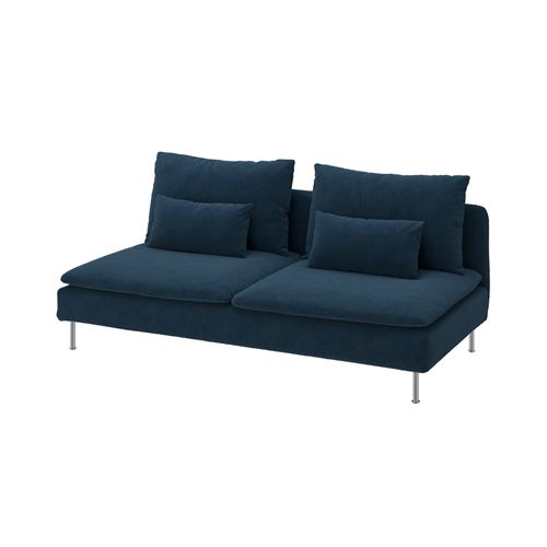 IKEA - SODERHAMN, 3-seat sofa cover, kelinge dark blue