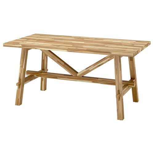 IKEA - SKOGSTA, yemek masası, akasya, 4-6 kişilik